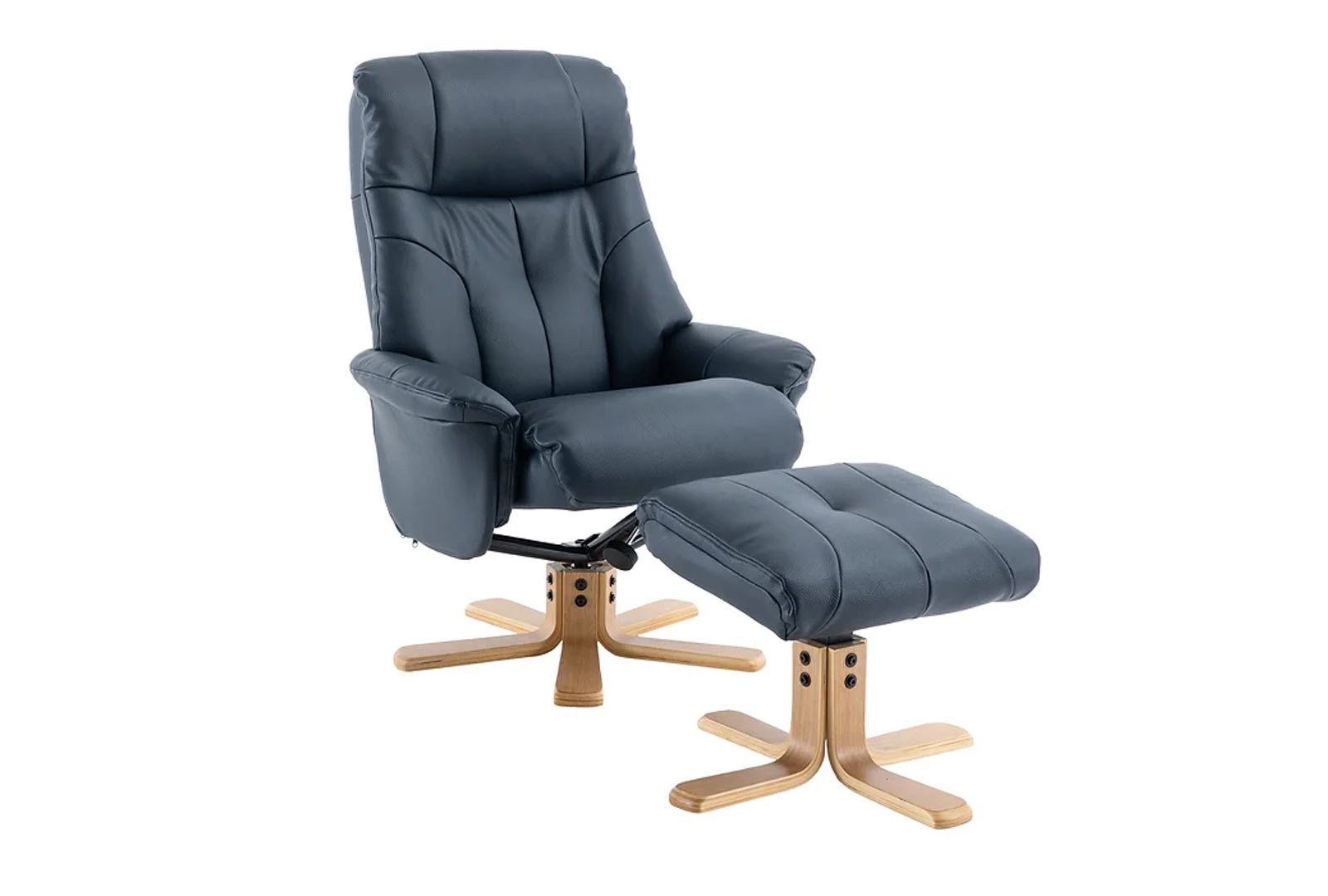 Dublin Swivel Recliner & Footstool - Loom Loft