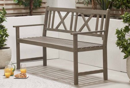 Calvo - 3 Seater Antique Grey Bench Calvo - 3 Seater Antique Grey Bench