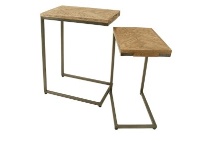 Cumo Tall Nest of 2 Supper Tables