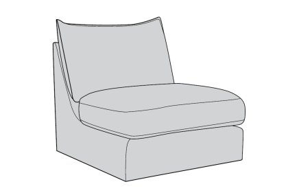 Bella Armless Unit Bella Armless Unit