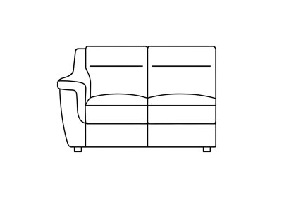 Cosenza - 1 Arm 2 Seater Cosenza - 1 Arm 2 Seater