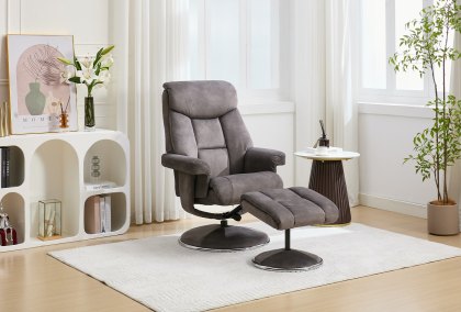 Biscay - Swivel Recliner & Footstool Biscay - Swivel Recliner & Footstool