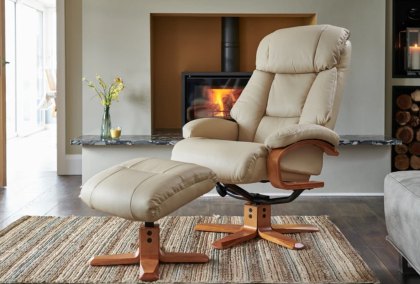 Napoli - Swivel Recliner & Footstool Napoli - Swivel Recliner & Footstool