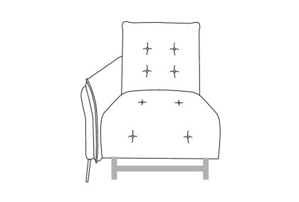 Bolero 1 Arm 1 Seater Bolero 1 Arm 1 Seater