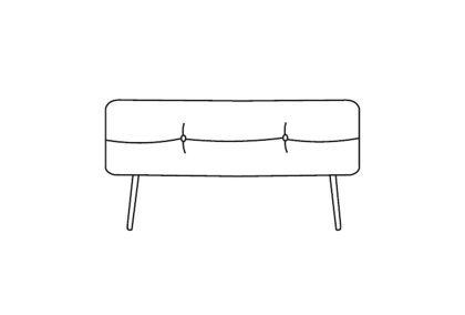 Bolero Rectangular Stool Bolero Rectangular Stool