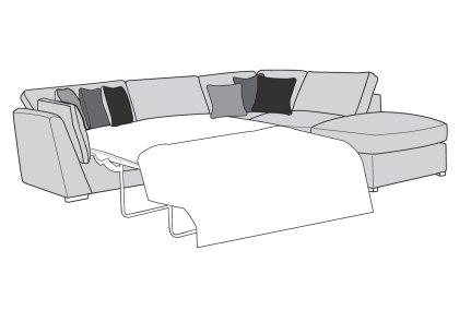 Pavia Corner Chaise Group inc Sofabed Pavia Corner Chaise Group inc Sofabed