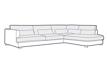 Brennan Corner Chaise Sofa (Modular)