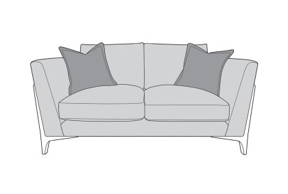 Reuben Fabric 2 Seater Sofa