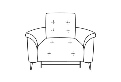 Tempest - Small Armchair Tempest - Small Armchair