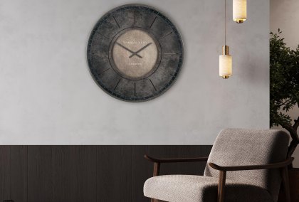 21" Florentine Wall Clock Smoke