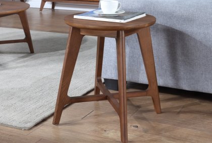 Caldwell Round Lamp Table