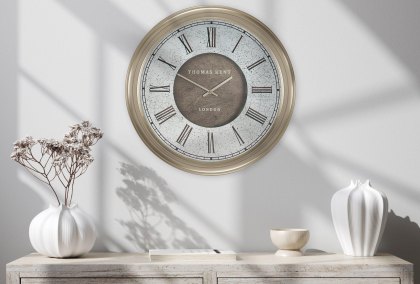 Venetian Wall Clock Soft Gold