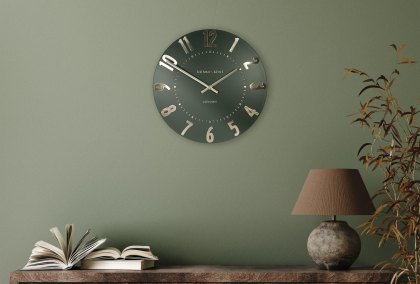 12'' Mulberry Wall Clock Olive Green