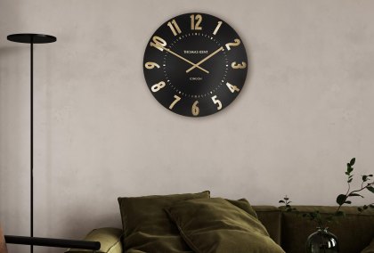 20'' Mulberry Wall Clock Noir