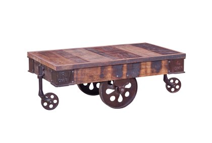 Bardon Iron Cart Coffee Table Bardon Iron Cart Coffee Table