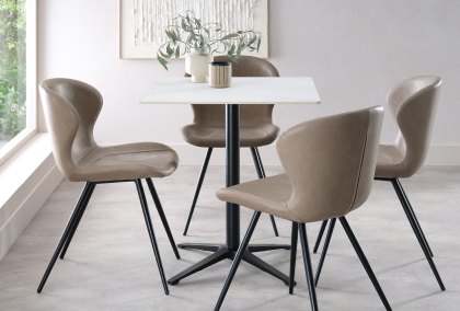 Barrow Sintered Stone Square Bistro Table Barrow Sintered Stone Square Bistro Table