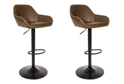 Chevington - Gas Lift Bar Stool (Set of 2) Chevington - Gas Lift Bar Stool (Set of 2)