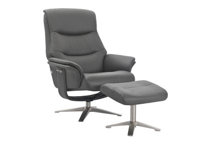 Hopkins - Swivel Recliner with Footstool Hopkins - Swivel Recliner with Footstool
