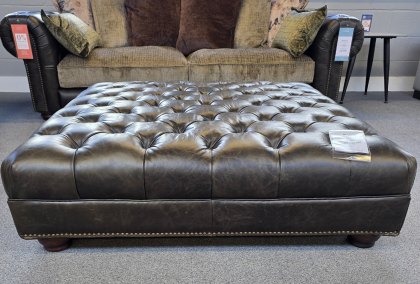 Arundel Leather Footstool Arundel Leather Footstool