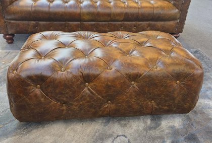 Chesham Half Cube Footstool Chesham Half Cube Footstool