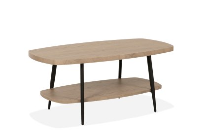 Cark - Danish Oval Coffee Table with Shelf Cark - Danish Oval Coffee Table with Shelf