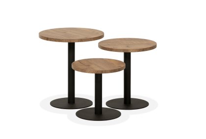 Cark - Round Coffee Tables (Set of 3) Cark - Round Coffee Tables (Set of 3)