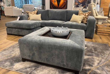 Milbourne Bundle - Compact Chaise Sofa & Square Footstool Milbourne Bundle - Compact Chaise Sofa & Square Footstool