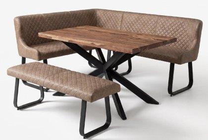 Houghton - Tan Corner Dining Set Houghton - Tan Corner Dining Set