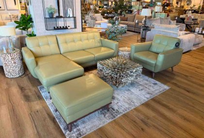 Cassius Bundle - Chaise Sofa, Armchair, and Footstool Cassius Bundle - Chaise Sofa, Armchair, and Footstool