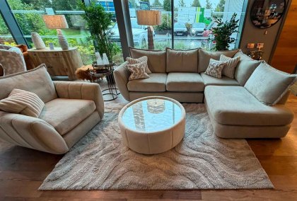 Coniston Bundle - Open Ended Corner Group and Swivel Table Coniston Bundle - Open Ended Corner Group and Swivel Table