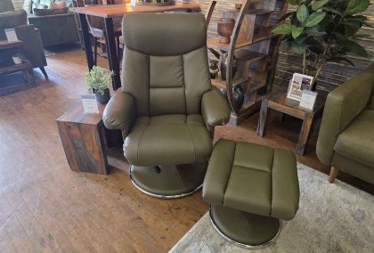 Biscay Swivel Recliner & Footstool Biscay Swivel Recliner & Footstool