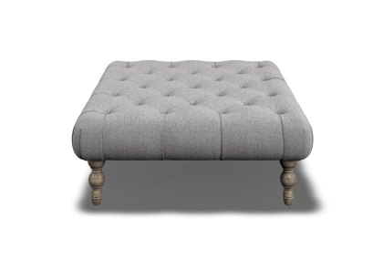 Sutton - Deep Square Buttoned Stool Sutton - Deep Square Buttoned Stool