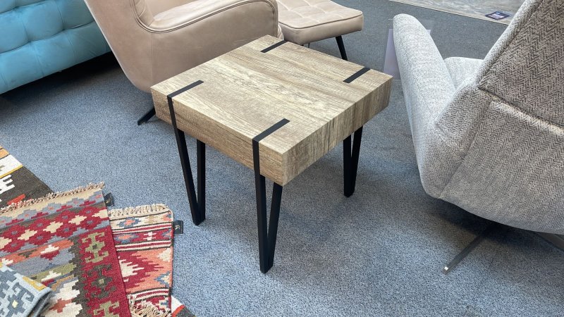 Clearance Wood Effect Lamp Table