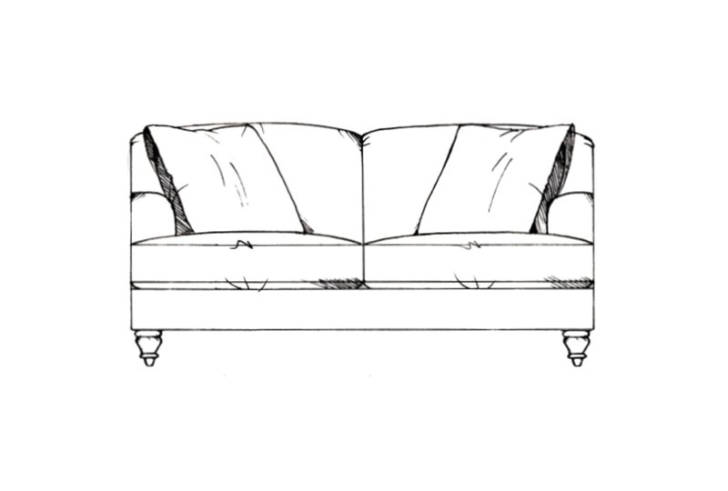 Colworth Small Sofa - Line Art