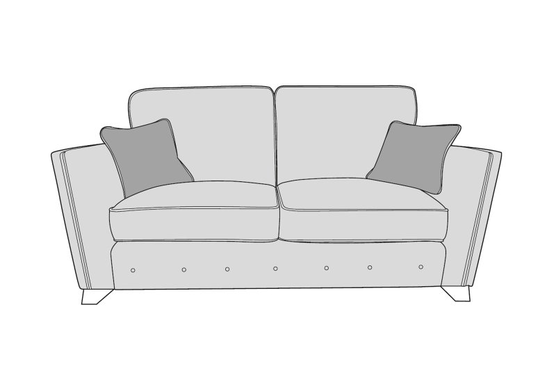Penthea 2 Seater Sofa Standard Back - Line Art