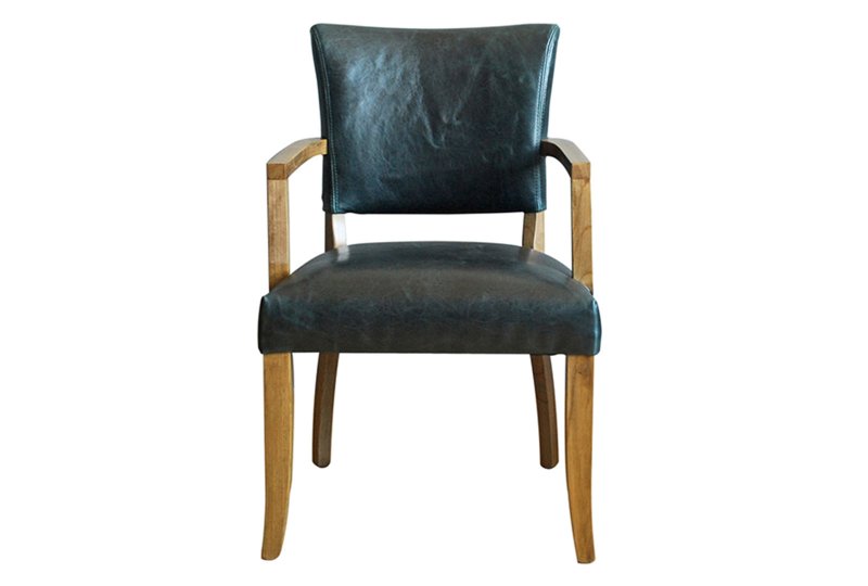 Dylan Arm Chair - Ink Blue