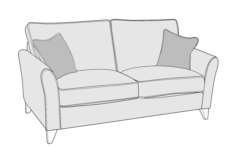 Fairbourne 2 Seater Sofa - Line Art