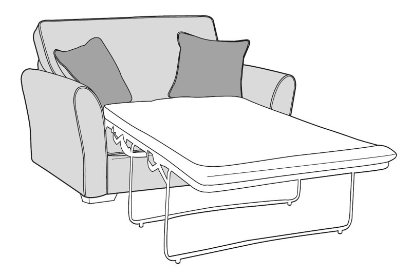 Fairbourne Armchair Sofabed - Line Art