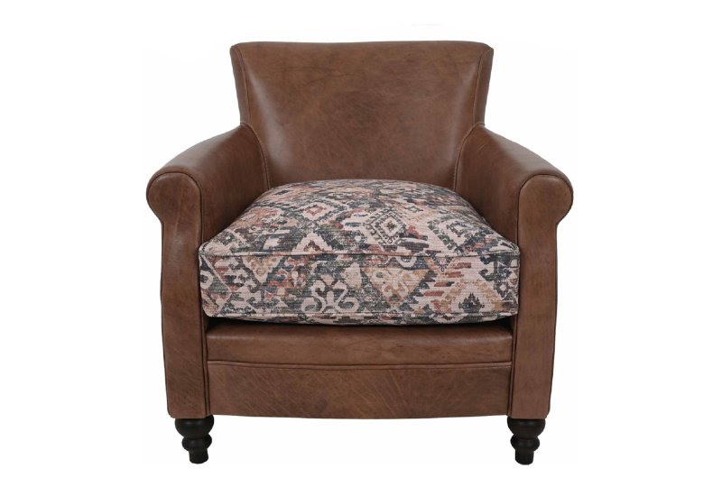 Weaver Chair Front View - Utah Taupe