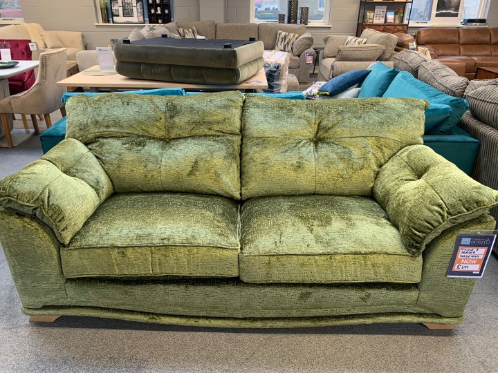 Clearance Nicole 3 Seater (Green)