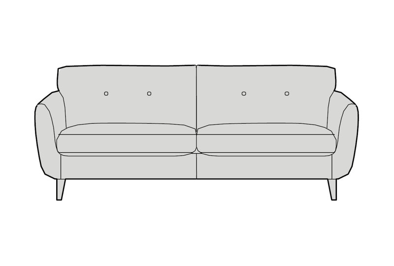 Saige Large Sofa Standard Back