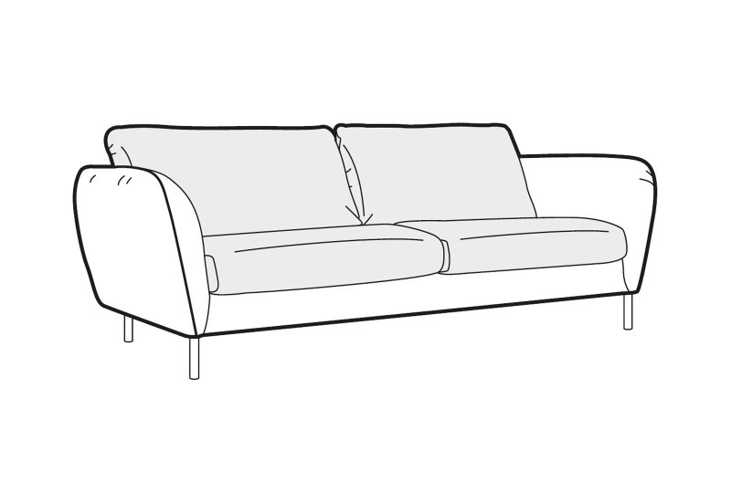 Eden 3 Seater Sofa