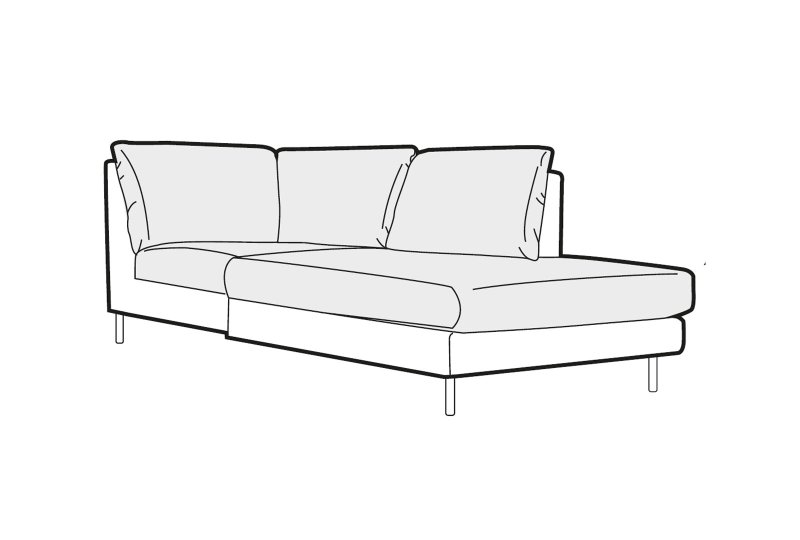 Eden Chaise Unit (Divan)