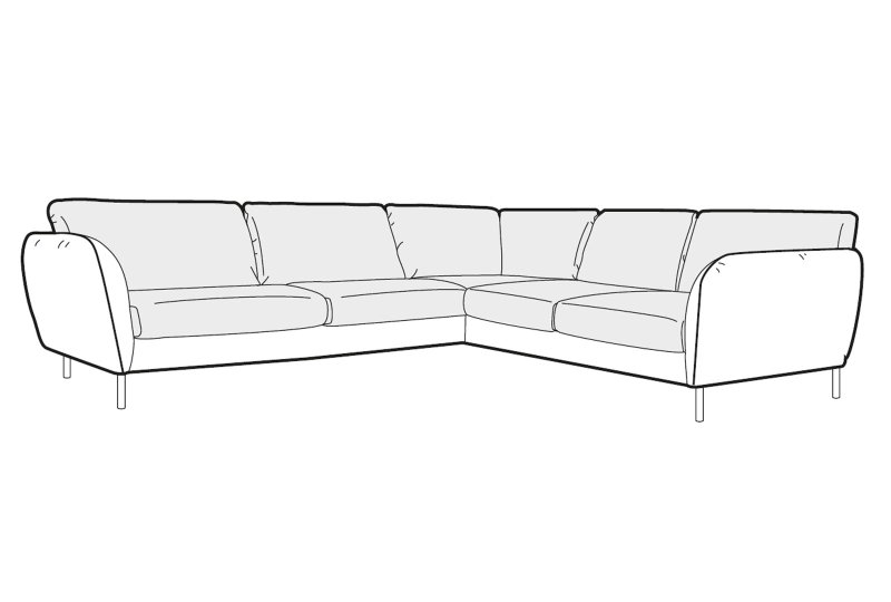 Eden XL Corner Group Sofa