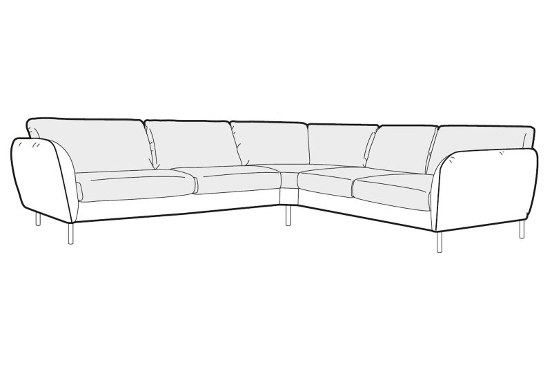 Eden XL Curved Corner Group Sofa