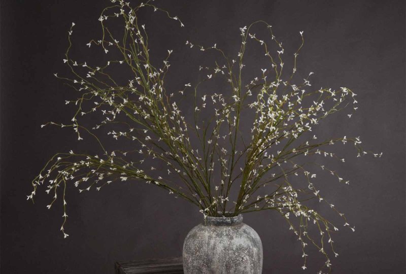 Hill Interiors White Willow Spray