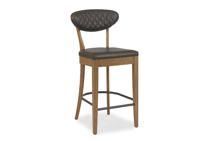 Eclipse Bar Stool - Old West Vintage / Rustic Oak