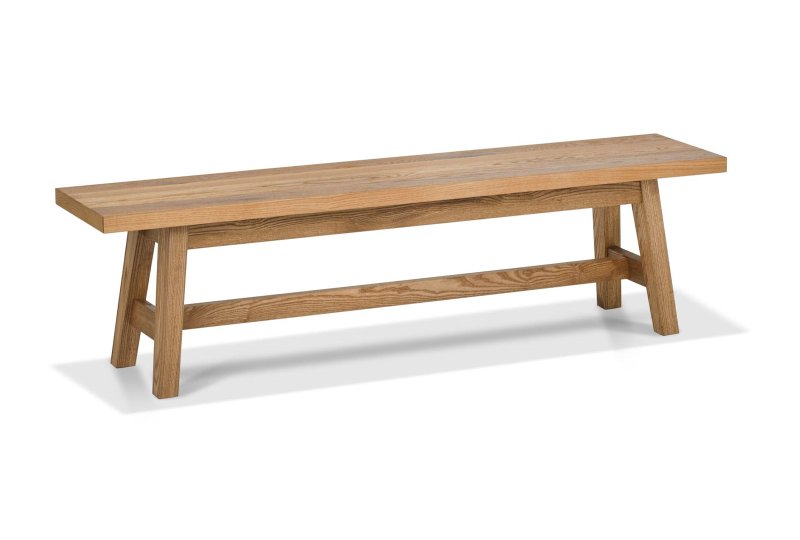 Canyon Small Bench - Rustic Oak