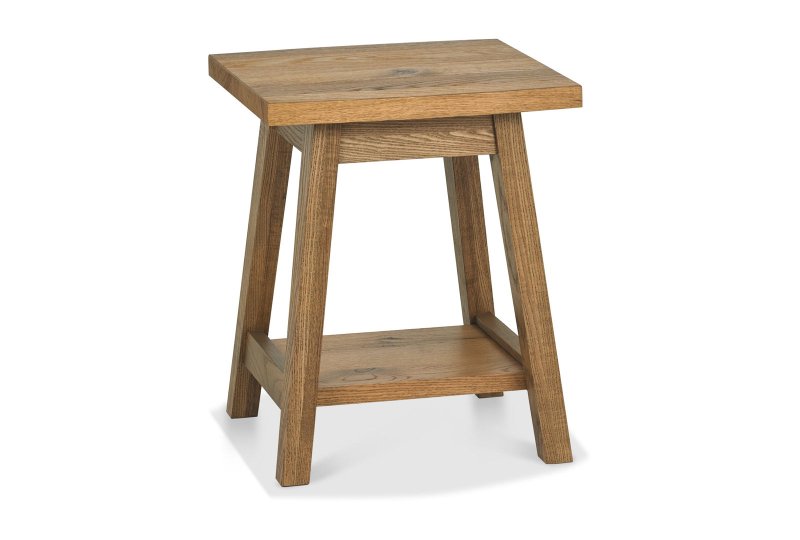 Canyon Lamp Table - Rustic Oak