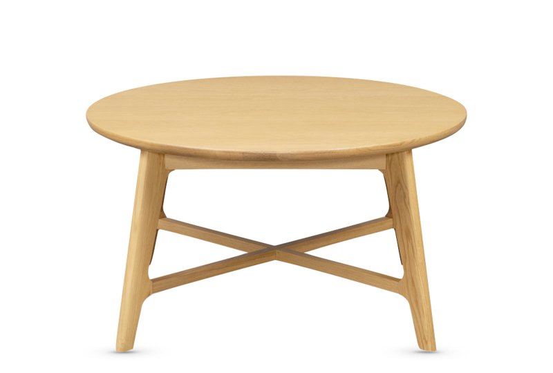 Caldwell Round Coffee Table - Oak